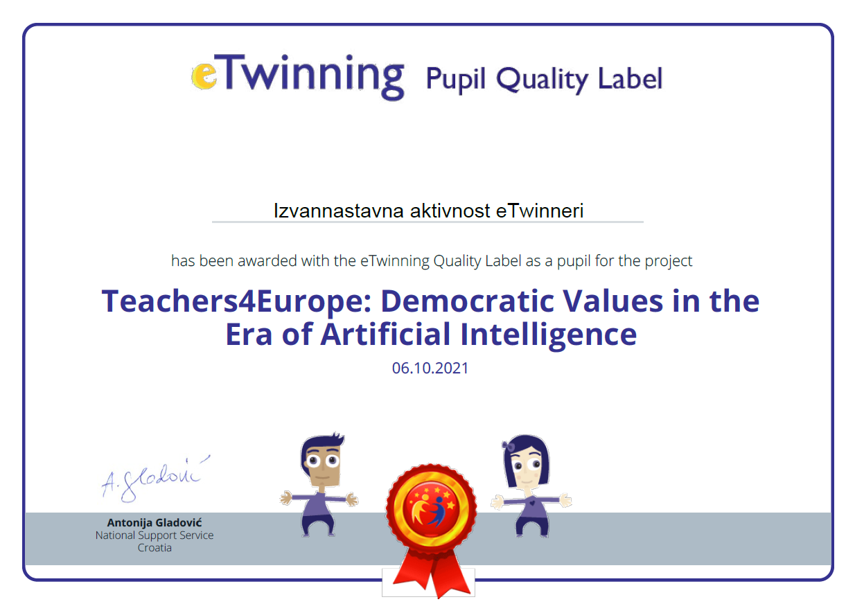 eTwinning QL - pupil
